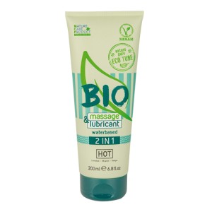 Hot Bio 2 In 1 Massage & Lubricant Waterbased