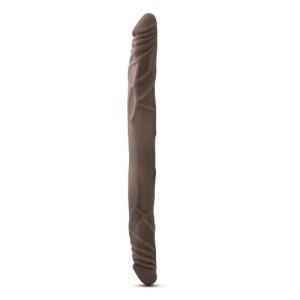 Dr. Skin Realistic Double Dildo 14 Chocolate