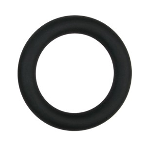 Silicone Cock Ring Black Large