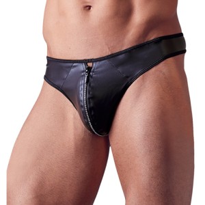 Mens G-string With Rhinestone Zip