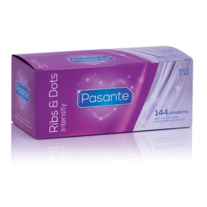 Pasante Ribs & Dots Intensity Condoms 144pcs