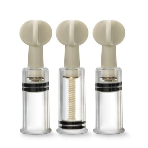 Temptasia Clit And Nipple Twist Suckers Set Of 3 Clear