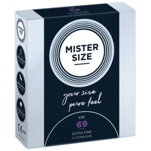 Mister.size 69 Mm Condoms 3 Pieces