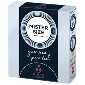Mister.size 64 Mm Condoms 3 Pieces