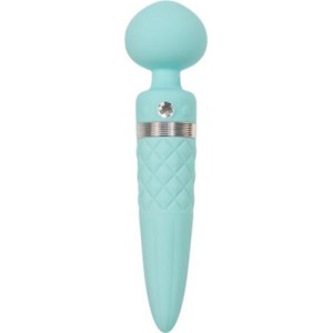 Pillow Talk Sultry Double Vibrator Turquoise