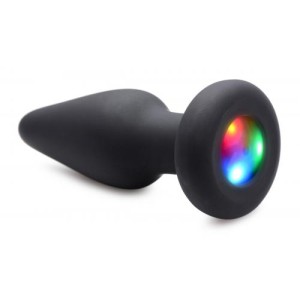 Light-up Silicone Anal Plug Small