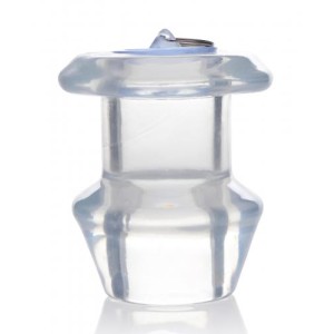 Hollow Transparent Anal Plug With Stopper Xl