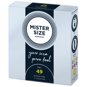 Mister.size 49 Mm Condoms 3 Pieces
