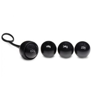 Cock Dangler Silicone Penis Pendant With Weights Black