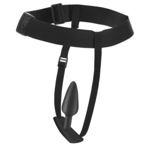 Bum-tastic Anal Plug Set With Harness Black