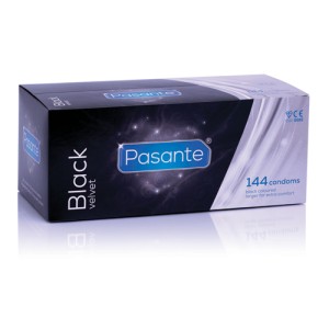 Pasante Black Velvet Condoms 144pcs