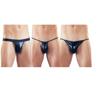3-piece Wetlook Thong Set