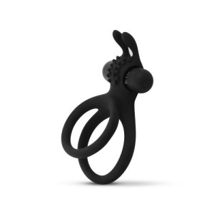 Share Ring Double Vibrating Cock Ring With Rabbit Ears