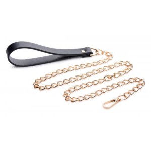 Luxury Leash Black/gold