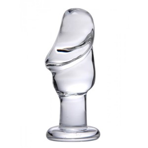 Asvini Glass Butt Plug Transparent