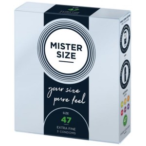 Mister.size 47 Mm Condoms 3 Pieces