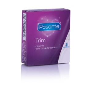 Pasante Trim Condoms 3 Pieces