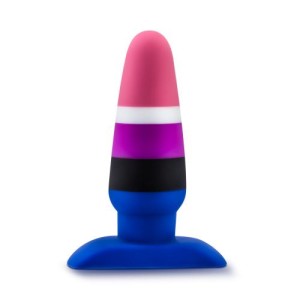 Avant Pride Silicone Anal Plug Fluid