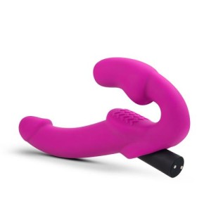Temptasia Estella Vibrating Strapless Strap-on Pink