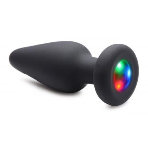 Light-up Silicone Anal Plug  Medium