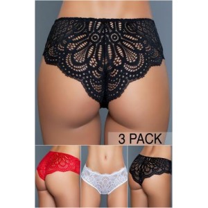 Astrid 3-pack Of Lace Panties