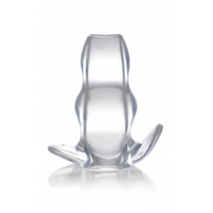 Clear View Hollow Anal Plug Large