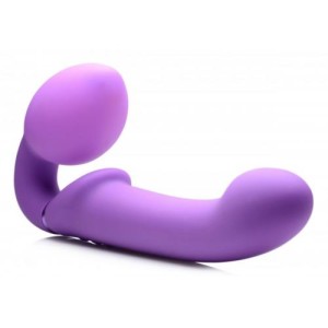 G-pulse Vibrating Strapless Strap-on Purple