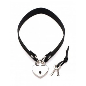 Lock-it Heart Choker With Lockable Heart