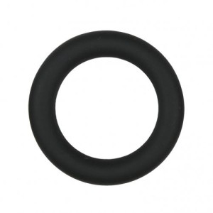 Silicone Cock Ring Black Medium