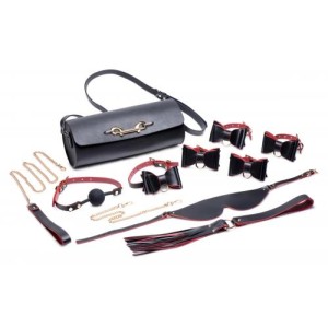 Bow Luxury Bdsm Set With Travel Bag