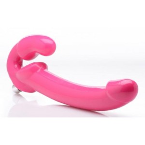 Revolver Vibrating Strapless Strap-on Xxl Pink