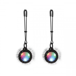 Charmed Tweezer Nipple Clamps With Led Lights