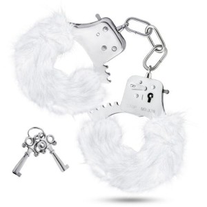 Temptasia Plush Fur Cuffs White