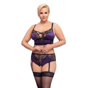 Bra Set Purple & Black