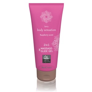 Massage- & Glide Gel 2 In 1 Raspberry