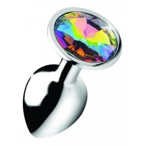 Rainbow Gem Butt Plug Small