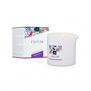 Exotiq Massage Candle Violet Rose 60g