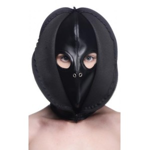 Bondage Hood With Front Zipper