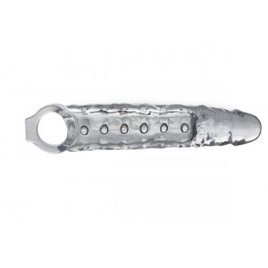 Extender Penis Sleeve With Nubs Clear