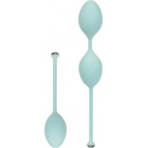 Pillow Talk Frisky Pleasure Balls Turquoise