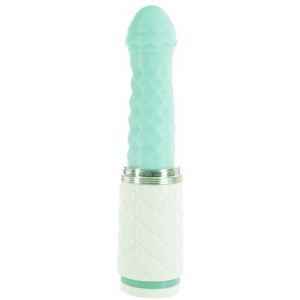 Pillow Talk Feisty Thrusting Vibrator Teal