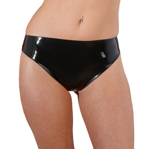 Latex Briefs Black