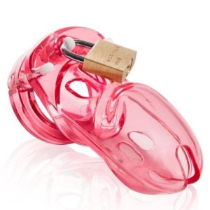 Cb-3000 Chastity Cock Cage Red 37 Mm