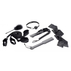 6-piece Bondage Set With Bed Cuffs