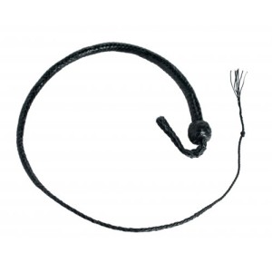 3 Foot Snakewhip 12 Plait Black