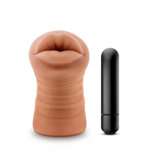 M For Men Isabella Masturbator With Bullet Vibrator- Mouth
