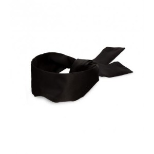 Noir Silky Blindfold Black
