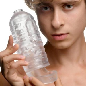 Milker Tpe Masturbator W/ Ball Strap