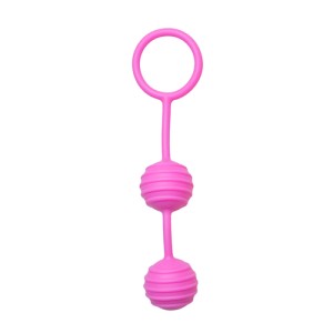 Easytoys Horizontal Ribbed Geisha Balls Pink