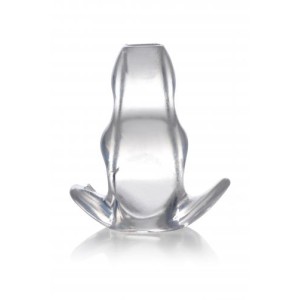 Clear View Hollow Anal Plug Small